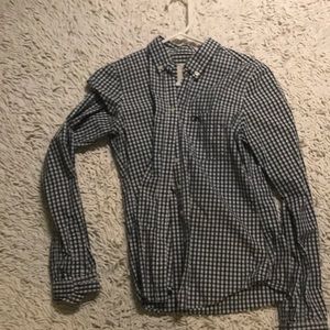 Checkered button down